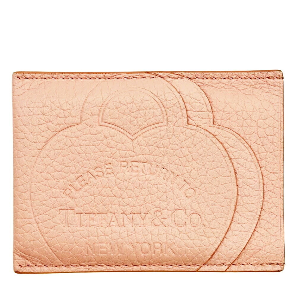 Tiffany & Co. Card Case, Return to Tiffany, Leather, Pink, Japan Limited Edit...